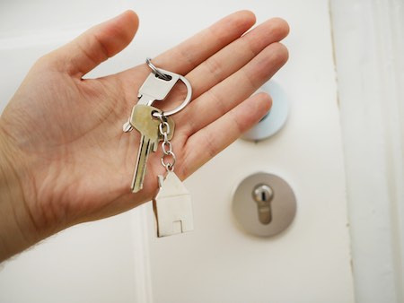 Keys to house door